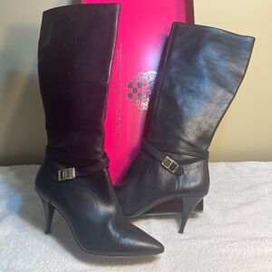 Vince Camuto Black Juba Calf Boots